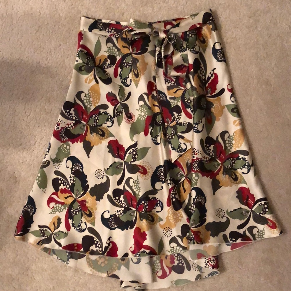 Women’s Silk Wild Floral Skirt